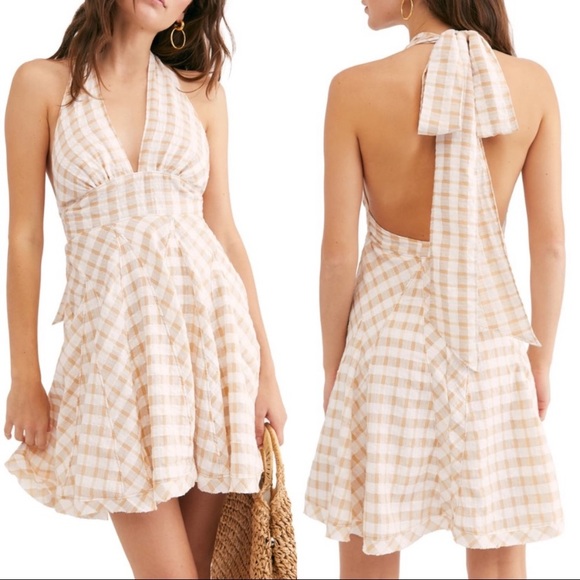 Free People Dresses & Skirts - FREE PEOPLE $128 Do The Twist Halter Dress
